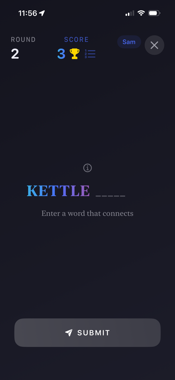 Connection mode submitted example